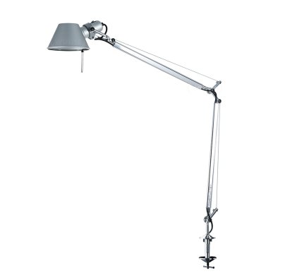 Tolomeo Tischleuchte, Aluminium, mit Schraubklemme für beliebige Tischplatte, LED