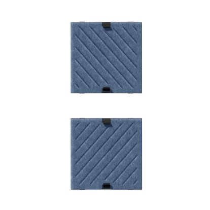 USM Soft Panel Mono für USM Haller Regale, 35 cm x 35 cm, Blau, Diagonal