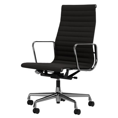 Aluminium Chair EA 119, Poliert, Hopsak, Dunkelgrau