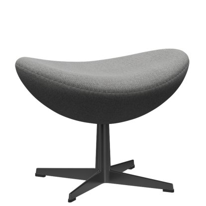 Egg Fußhocker, Re-wool, 108 - Off white / natural, Black