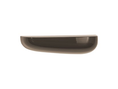 Corniches Wandregal, Mittel (H 8,8 x B 35,2 x T 14,8 cm), Dunkelgrau