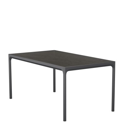 Four Tisch Keramik, 160 x 90 cm, Dark grey / graphite