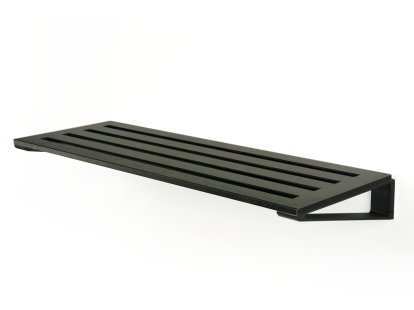 Knax Schuhablage, Ablage 8 (80 cm), Eiche schwarz gebeizt, Schwarz