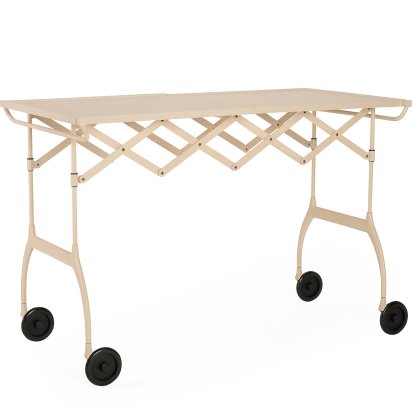 Battista Barwagen, Platte matt, sahne, Farbgleich matt lackiert