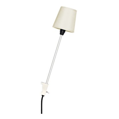 Rosi Leuchte, Aluminium silber eloxiert, Ecru