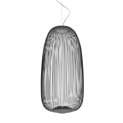 Spokes Pendelleuchte, Ø32,5 cm, Graphit, Nicht dimmbar