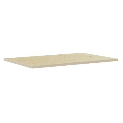 Tischplatte Really Kvadrat für Eiermann Tischgestelle, Cotton cream, 160 x 80 cm