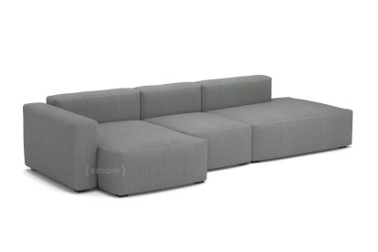 Mags Soft Sofa Kombination 4, Armlehne links, Steelcut Trio 133 - hellgrau