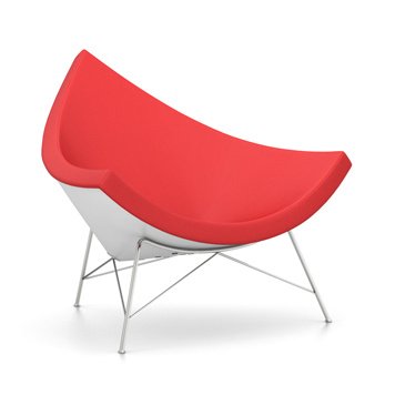 Coconut Loungestuhl, Hopsak, Rot / poppy red