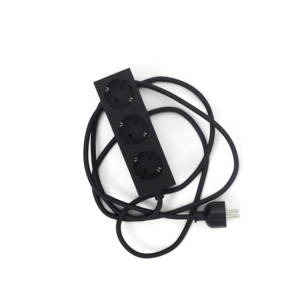 Power Bar / Power Beam Steckdosenleiste, 3 Steckdosen, Charcoal, 5 m