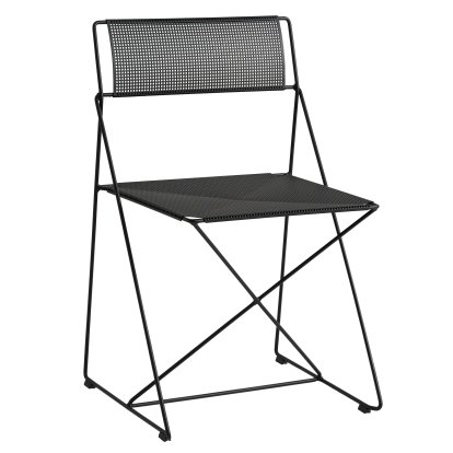 X-Line Outdoor Stuhl, Black, Pulverbeschichtet