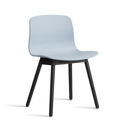 About A Chair AAC 12 Stuhl, Slate blue 2.0, Eiche schwarz lackiert
