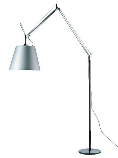 Tolomeo Mega Terra Stehleuchte, Satin grau, 42 cm