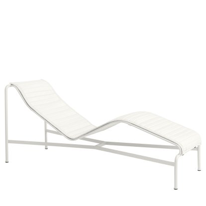 Palissade Liegestuhl, Cream white, Mit Auflage, Ohne Nackenkissen