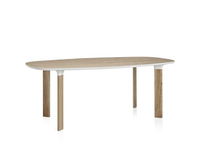 Analog Tisch, Eichefurnier, Beine Eiche, 185 x 105 cm