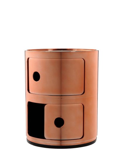 Componibili Container Metallic, 2 Fächer, Kupfer