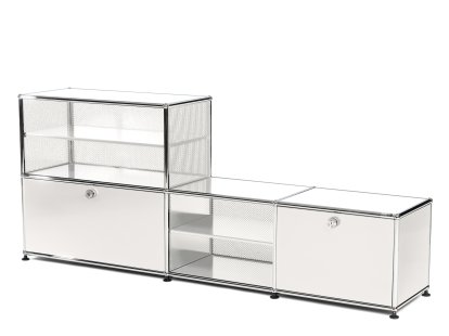USM Haller Garderobenregal/Bank Typ 2, Reinweiß RAL 9010