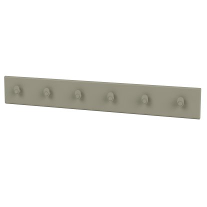 Coat Rack Hakenleiste, 6 Haken, Fennel