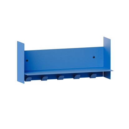 Pli Wandregal Classic, 45 cm, Azurblau, Mit Haken
