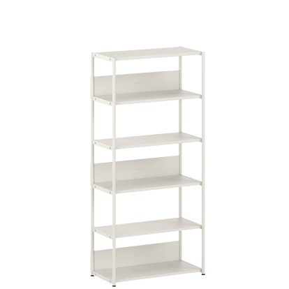 Unit Regal Stahl, 180 cm, Offen, Creme weiß