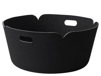 Restore Round Aufbewahrungskorb, Schwarz