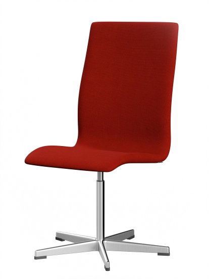 Oxford Bürodrehstuhl, Ohne Armlehnen, Mittelhoher Rücken, Standfuß, Hallingdal 65, 600 - Orange