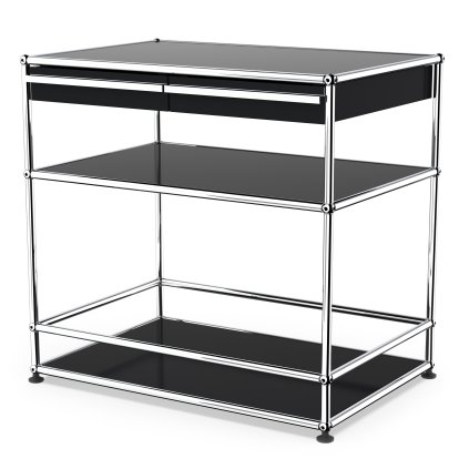 USM Haller Bar Sideboard mit Schubladen, Graphitschwarz RAL 9011
