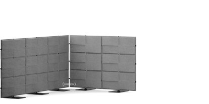 USM Privacy Panels Akustikecke, 1,50 m (2 Elemente), 1,09 m (3 Elemente), 2,25 m (3 Elemente), Anthrazitgrau