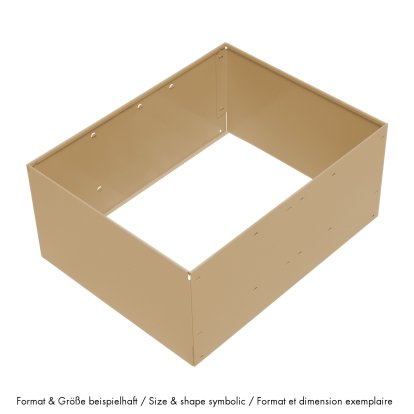 USM Einlegerahmen für USM Haller Ausziehtür, 75 x 35 x 35, USM beige