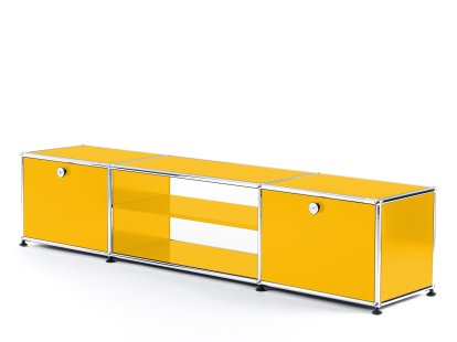USM Haller TV-Tisch, Goldgelb RAL 1004