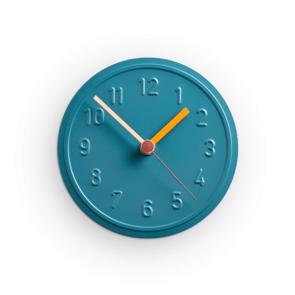 Alu Alu Wanduhr, grünspan