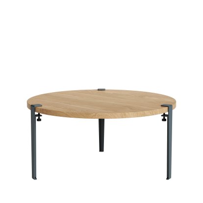 Tiptoe Couchtisch Brooklyn, Eichenfurnier, Mitternachtsblau