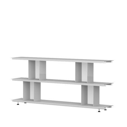 Zoll D Regal, Lichtgrau, 180 cm, H 33 cm / H 33 cm