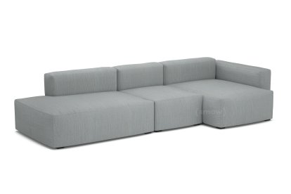 Mags Soft Sofa Kombination 4, Armlehne rechts, Steelcut Trio 113 - rauchgrau