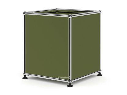 USM Haller Würfel, 35 x 35 cm, Olivgrün RAL 6003