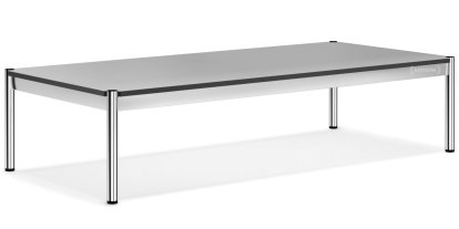 USM Haller Couchtisch, 150 x 75 cm, Kunstharz, Pastellgrau