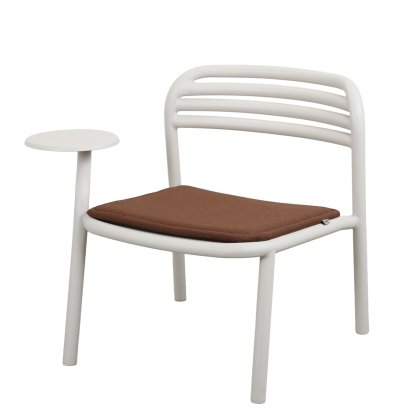 Bliss Loungesessel mit Beistelltisch, Sand, Desert red