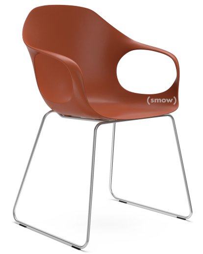 Elephant Sledge, Terracotta, Stahl, satiniert