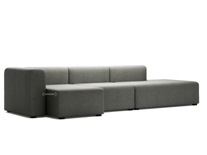 Mags Sofa mit Récamière, Armlehne links, Hallingdal 153 - dunkelgrau