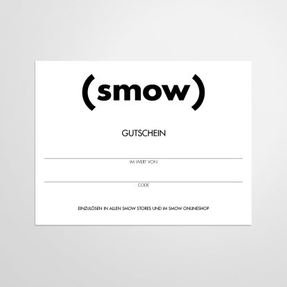 smow Geschenkgutschein, 100 EUR, PDF-Gutschein per E-Mail, Deutsch