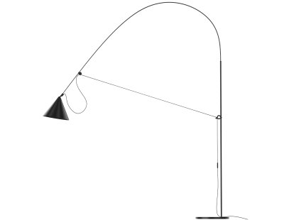 Ayno XL Stehleuchte, Schwarz, Schwarz, 2700 K