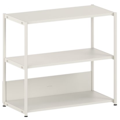 Unit Sideboard M Stahl, Offen, Creme weiß