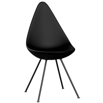 Drop Stuhl, Schwarz, Farbton Sitzschale