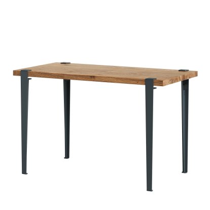 Tiptoe Esstisch Lobo, Eiche recycled, Mitternachtsblau