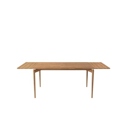 PUREdinner Tisch, 140 x 85 cm, Eiche natur geölt, Mit 2 farbgleichen Erweiterungsplatten (L 140-240 cm)