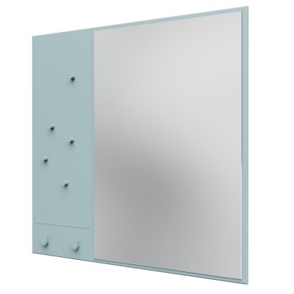 Memo Spiegel mit Memoboard, Flint