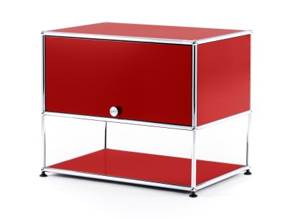 USM Haller TV-Rack, USM rubinrot
