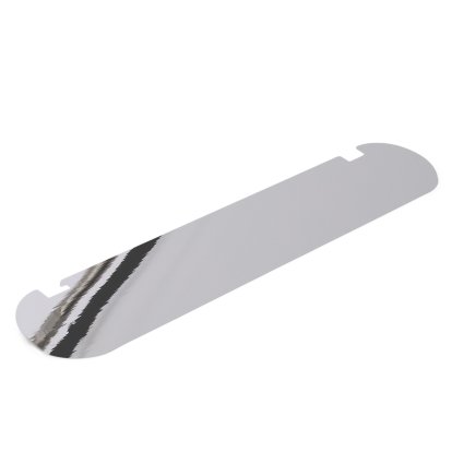 Pipe TV-Regal, Chrome