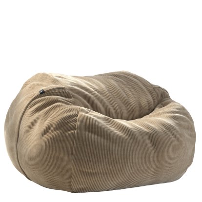 Vetsak Sitzsack, L (H 90 x Ø 140 cm), Cord velours - Sand