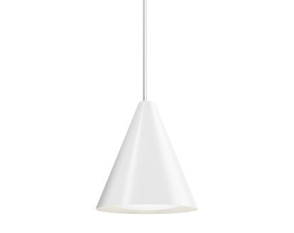Keglen Pendelleuchte, Ø 25 cm, Weiß